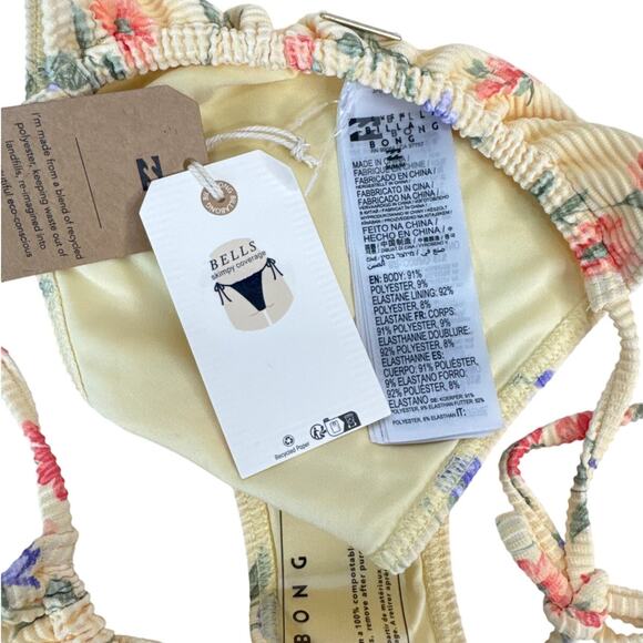 NWT Billabong Kismet Bells Tie Side Bikini Bottoms Women’s Size M/10 - Picture 5 of 6